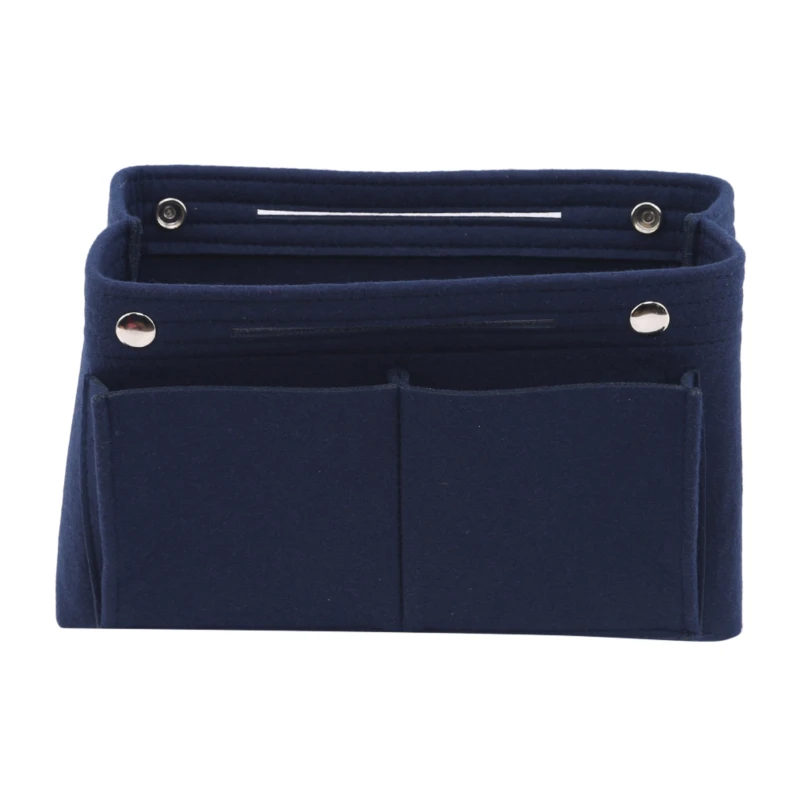 Felt Insert Bag Cosmetic Organizer Insert For Goyard Tote,Makeup Bags With Zipper, Inner Pouch Fit Luxury Handbags for Women