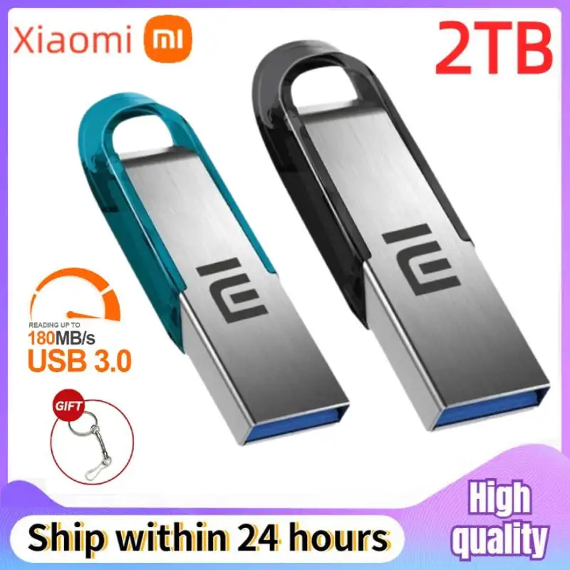 Xiaomi 2TB Pendrive USB Flash Drives 1TB Waterproof Pen Drive USB Memory Stick 512GB High Speed USB 3.0 Data Transmission U Disk