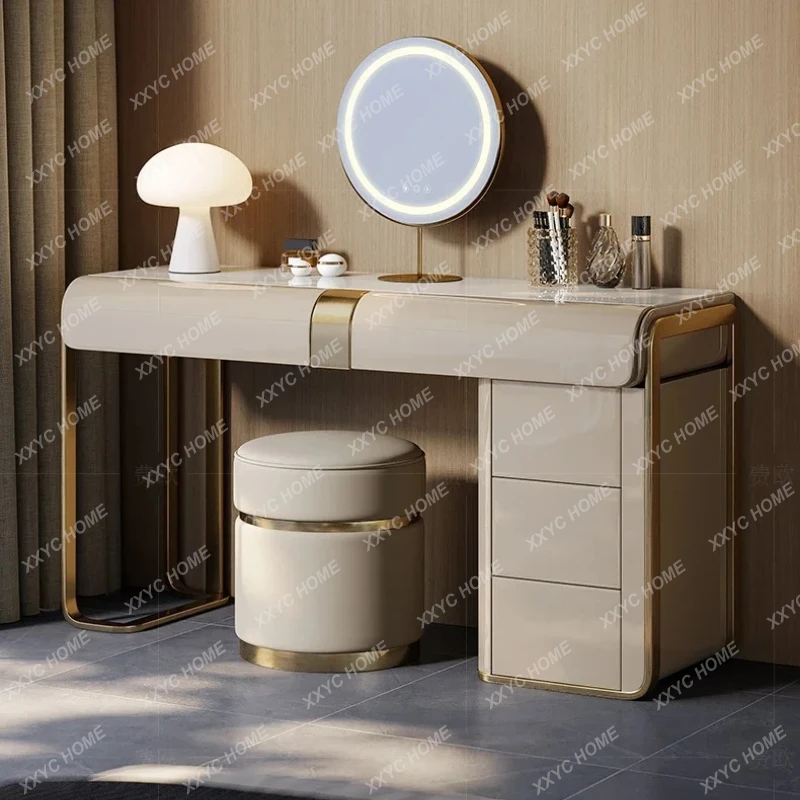 Decoration Beauty Vanity Table Trendy Hotel Safe Large Size Dressing Table Irregular Home