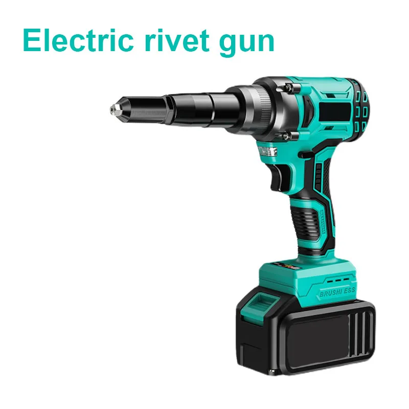 Professional Electric Rivet Nut Gun Machine Core Pull Accessories Cordless Riveting Gun For Automotive/Hardware Decoration