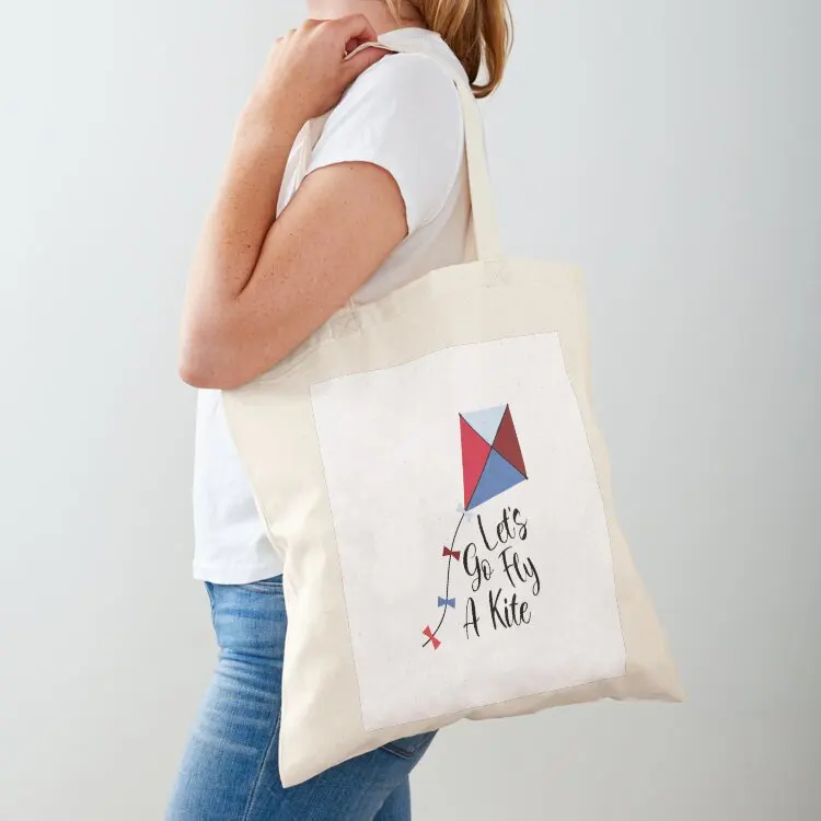 

Let's Go Fly A Kite Tote Bag tote bag woman shopping bag logo ecological bags Cloth