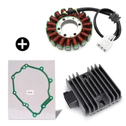 Stator Coil Regulator Rectifier with Gasket Replacement for Yamaha YZF-R6 YZF R6 YZF600 2006-2016 2011 2012 2013 2014 2015 YZFR6