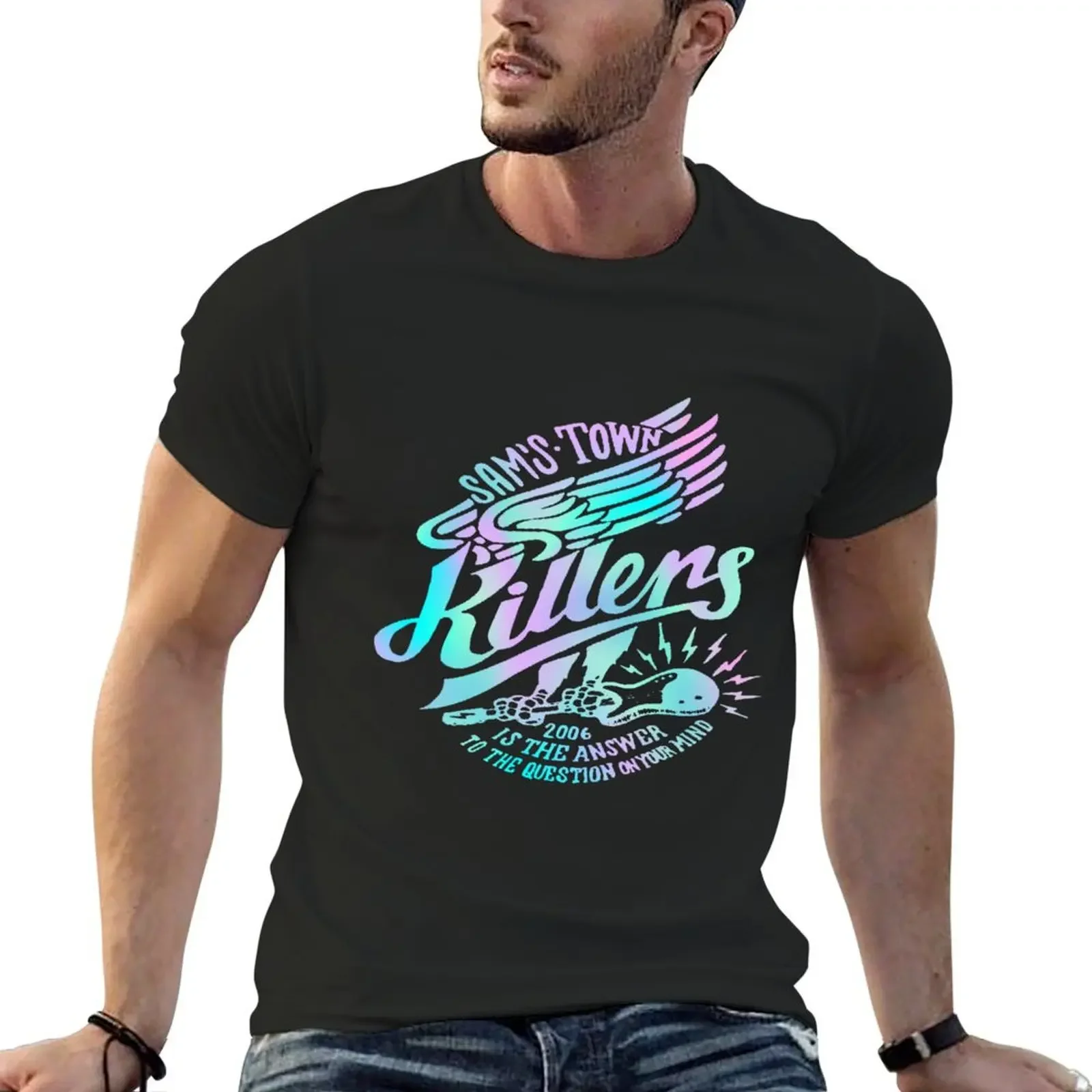 The killers T-Shirt plain vintage graphic tee anime clothes vintage mens fashion