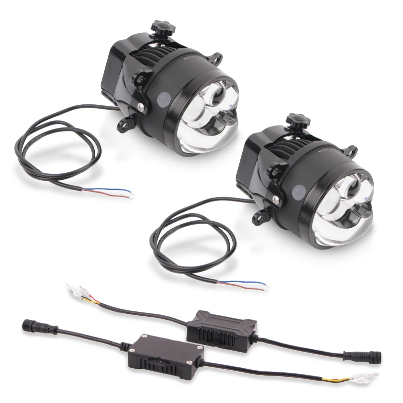 

83W High Power 3 inch 3 laser LED Headlight Fog Lamp Lens CSP Chip LED Fog Lights Projectors Universal Honda