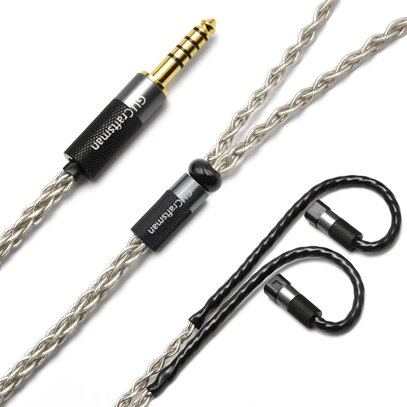 6N Single Crystal Silver IEM Upgrade Cable for QDC Anole V14, Anole VX, Anole V6, Gemini, Tiger, Folk, Debut, V3 II, 8Pro, 4Pro