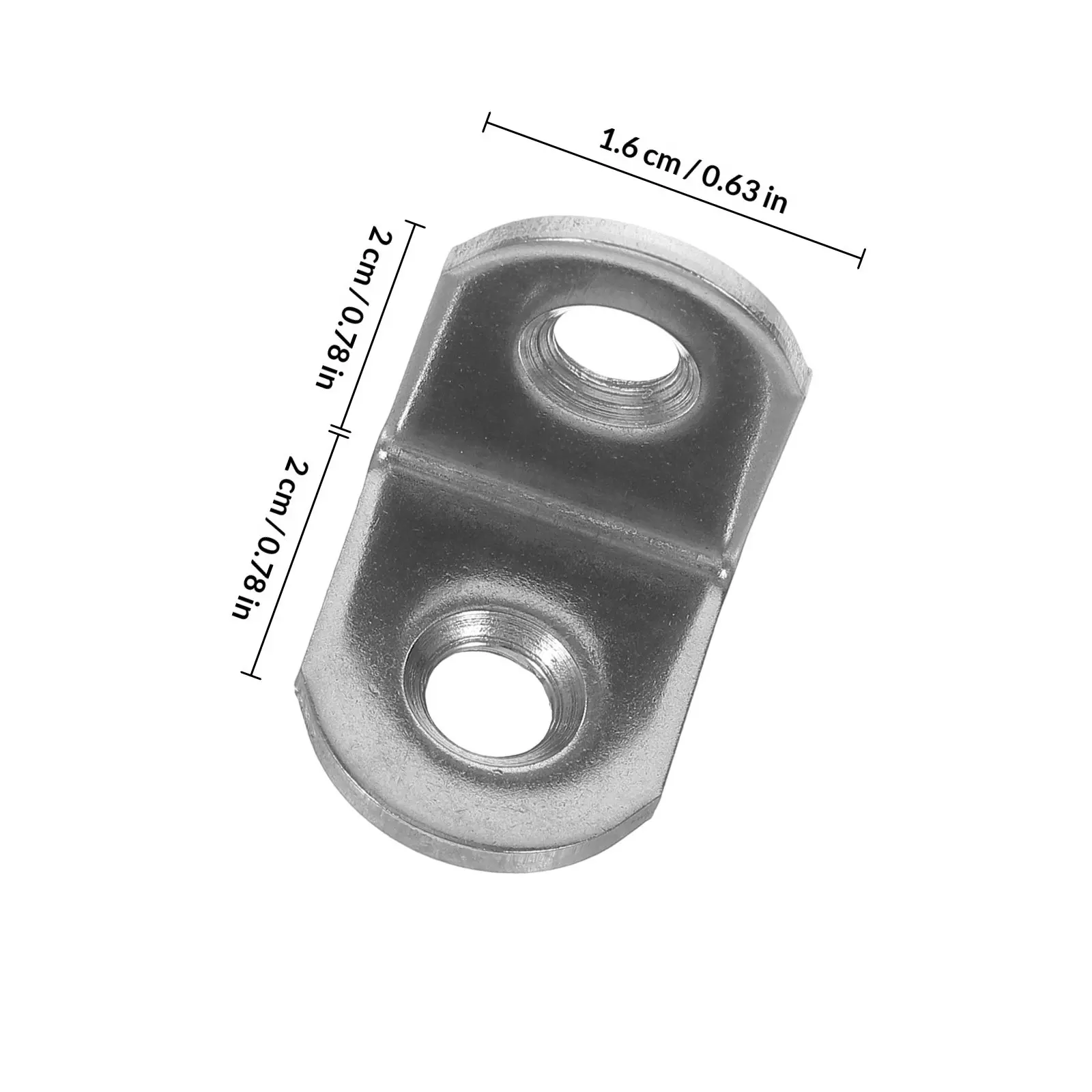 10Pcs Heavy Duty Stainless Steel Corner Braces L Brackets for Wood Shelving Furniture Fixing Repair Rust Proof Right Angle Shelf