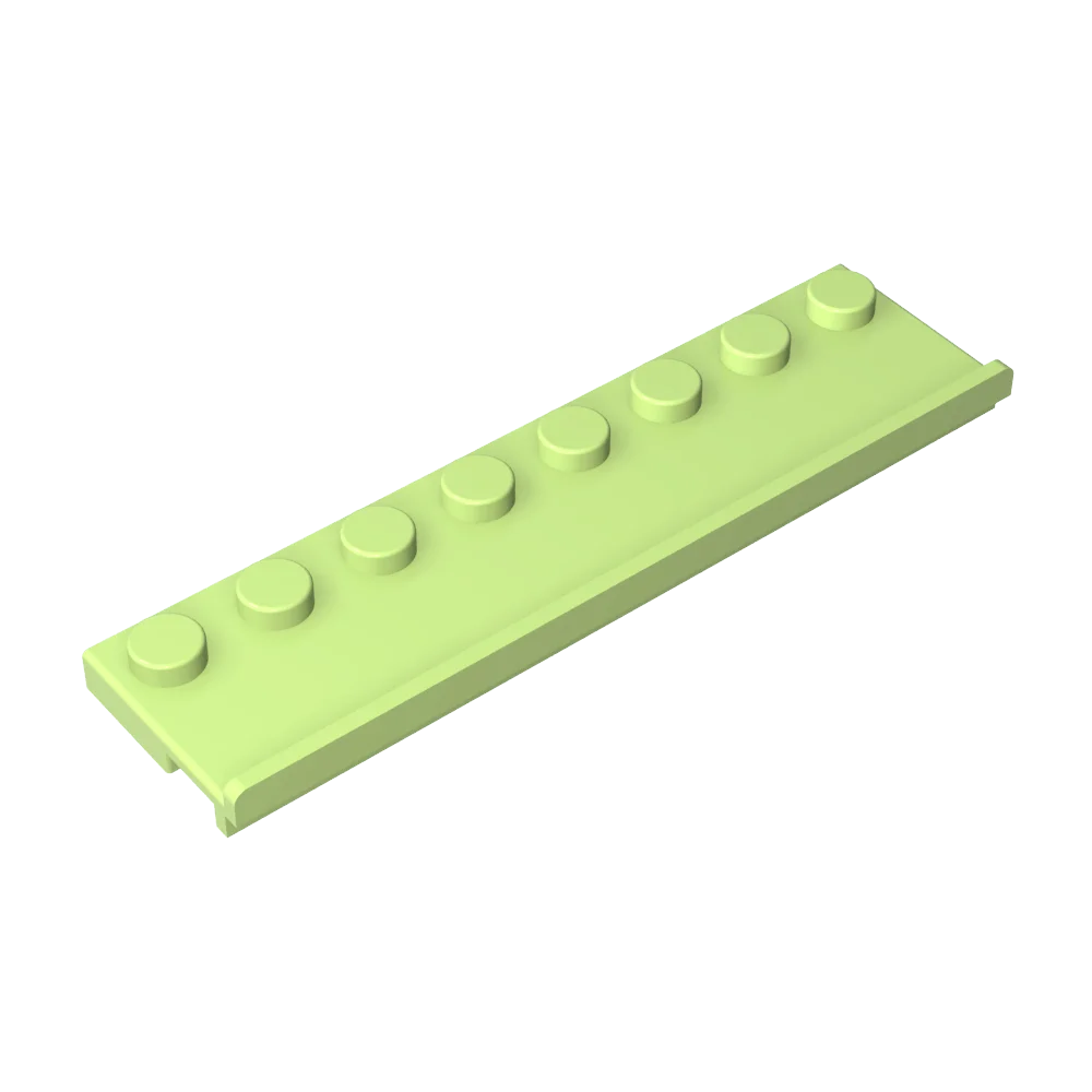 Gobricks GDS-747 플레이트 스페셜 2x8 도어 레일 포함 레고 30586 어린이 DIY 빌딩 블록 기술과 호환 가능