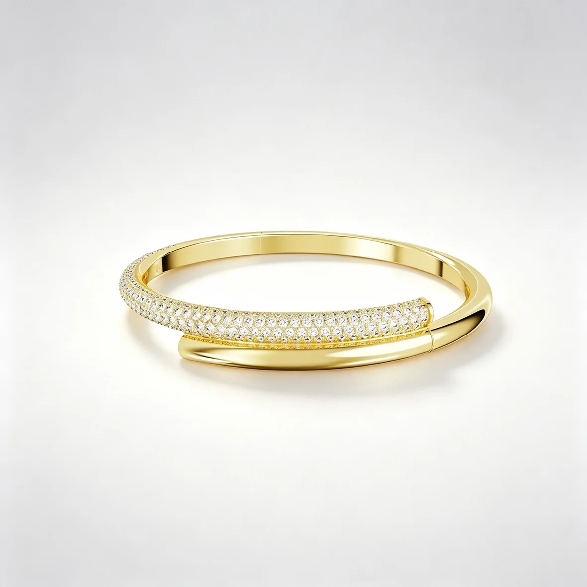 Women's Minimalist Double Ring Zircon Jewelry Set