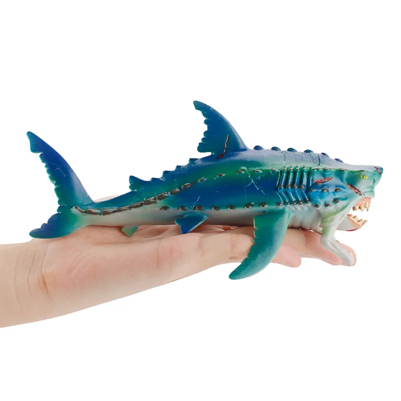 Simulation Ocean Animal Model Wonderland Monster Fish Green Crab Monster Octopu Shark Action Figure Collection Toy Children Gift