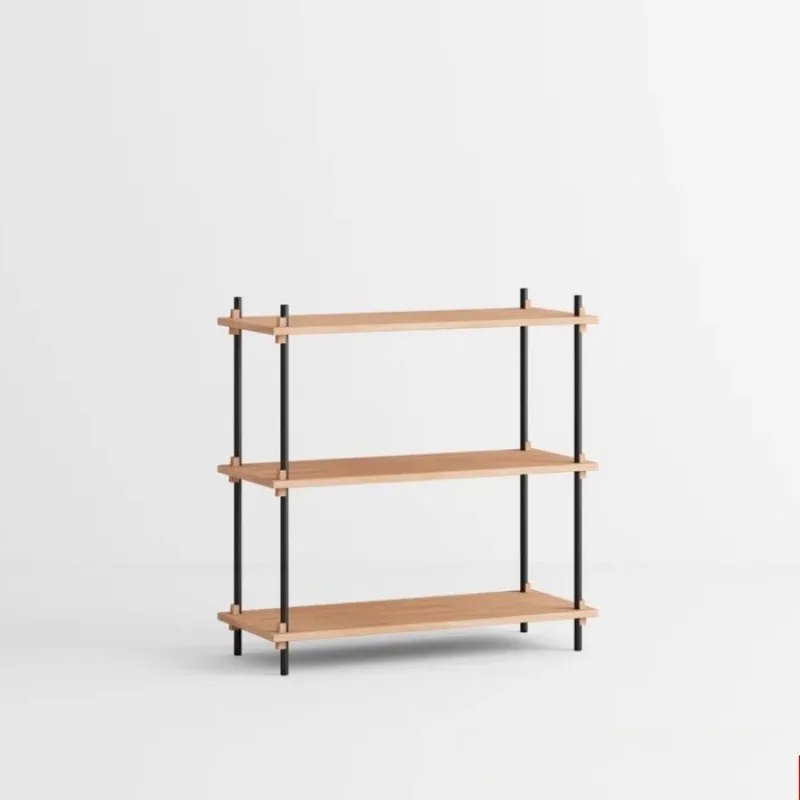 Rak Penyimpanan Modular Nordik Rak Buku Rak Dinding Sistem Penyimpanan