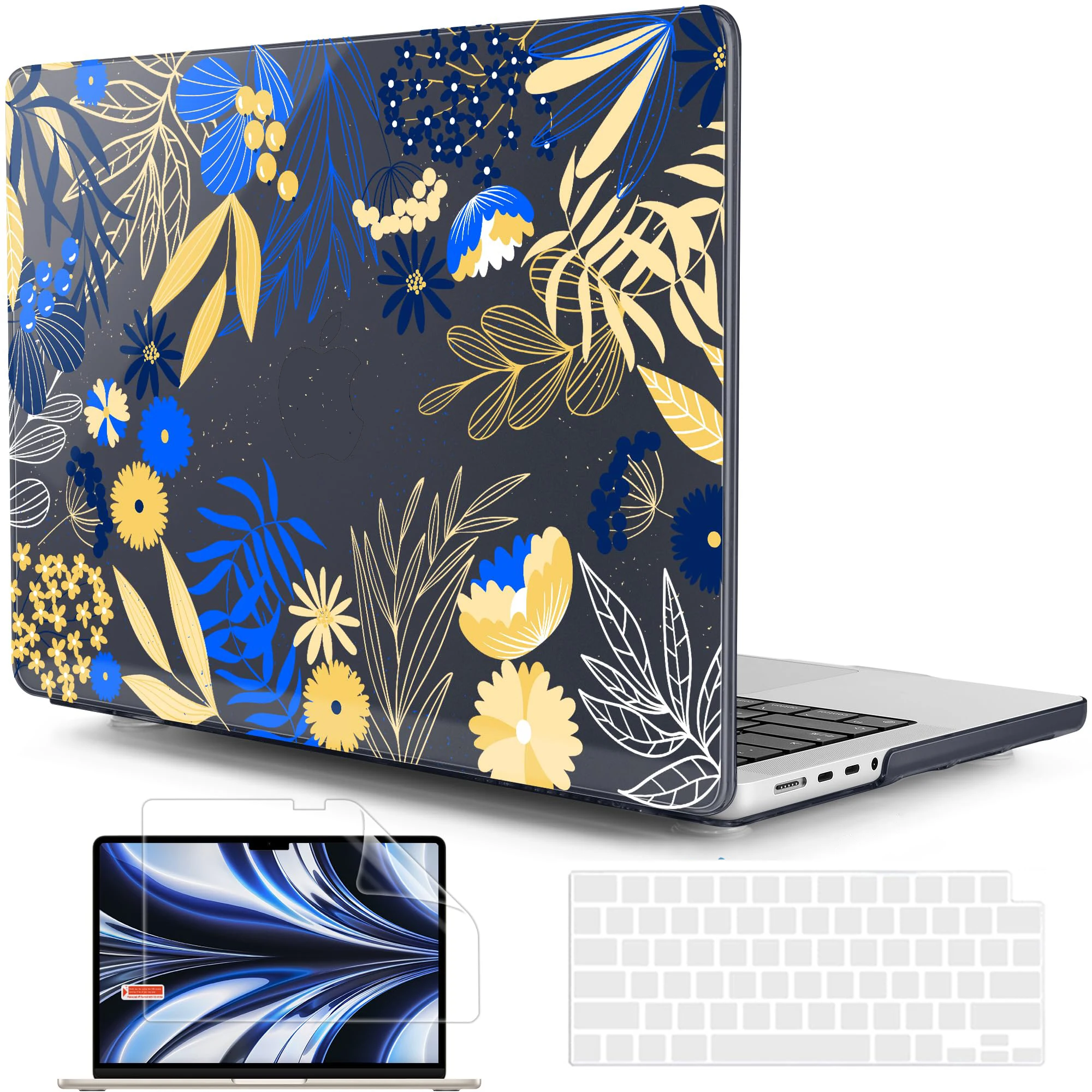 

New Laptop Case For Macbook M3 Air Pro/Max 16 14 13 inch A3113 A2337 A3114 A2338 A2442 A2941 Touch bar/ID 11 12 15.3 inch case