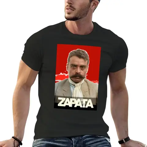 ZAPATA 남성 그래픽 티셔츠, 빠른 건조 셔츠, 힙합 티셔츠, 신제품