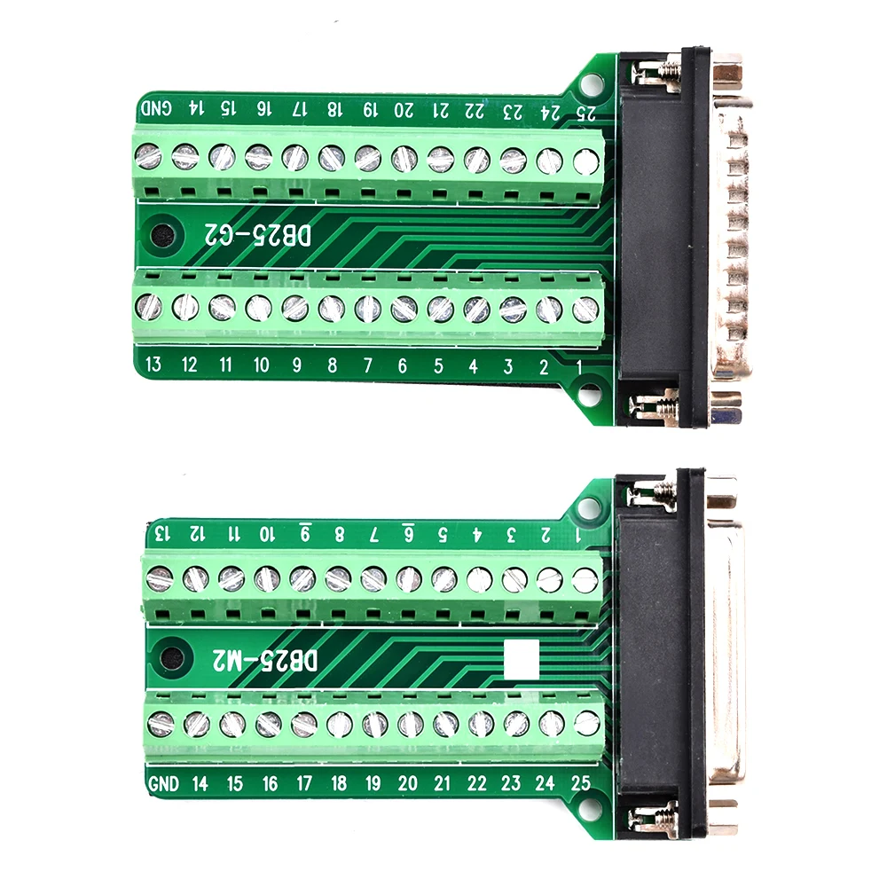 

DB25 25pin Adapter 5MM Serial Signals Terminal Module Interface Converter To Terminal DB25 Connector Male Female