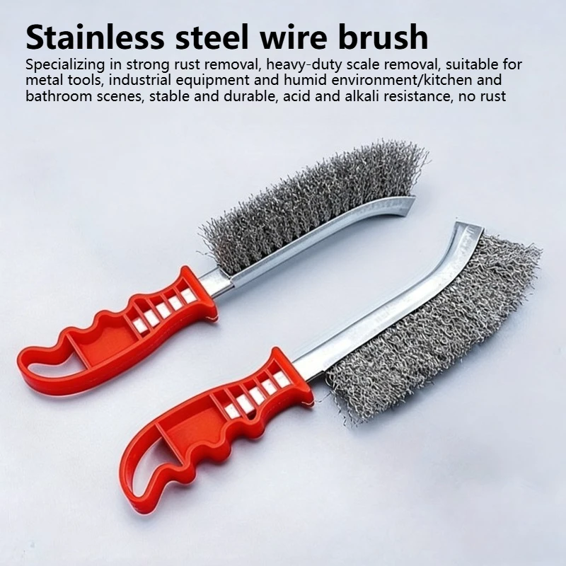 Multi-functional Knife-Type Wire Brushes,Rust Removal Wire Brushes Rust Removal Cleaning Brushes,Motorcycle cleaning brush