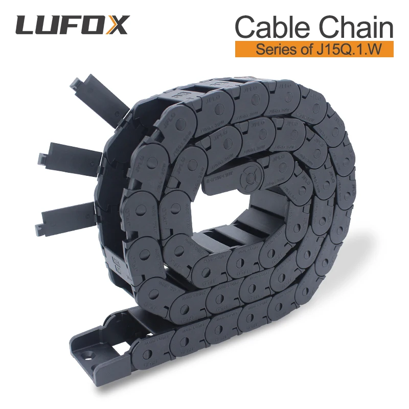 Wysokiej jakości kabel 1 metr przenośnik łańcuchowy typ mostu otwierania zewnętrznego serii j15q. 1.w 15*15 15*20 15*30 15*40 15*50