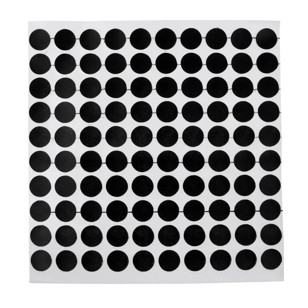 Set of 100 Black Snooker Pool Table s Marking Stickers - Self Adhesive