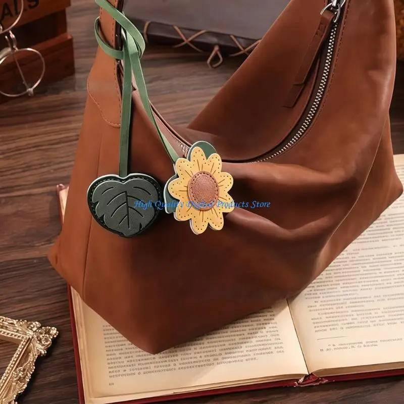 U2JE Light Weight Rose Themed Bookmarks Holder Leather Materials Design Book Clip For Easy Page Marking & Decorative Display