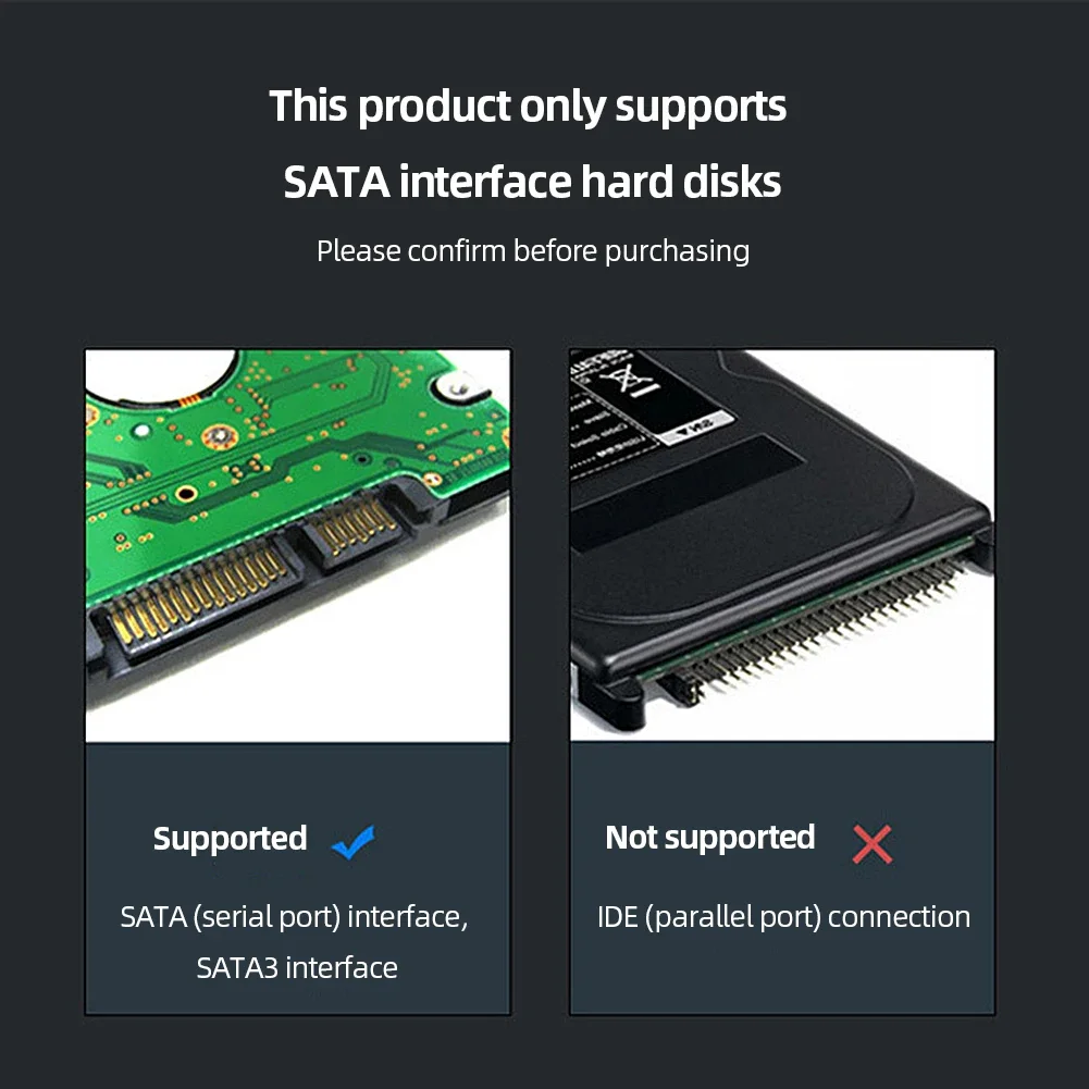 กล่องใส่ฮาร์ดดิสก์ภายนอกแบบพกพากล่อง SATA 2.5นิ้วสำหรับ MacBook PC