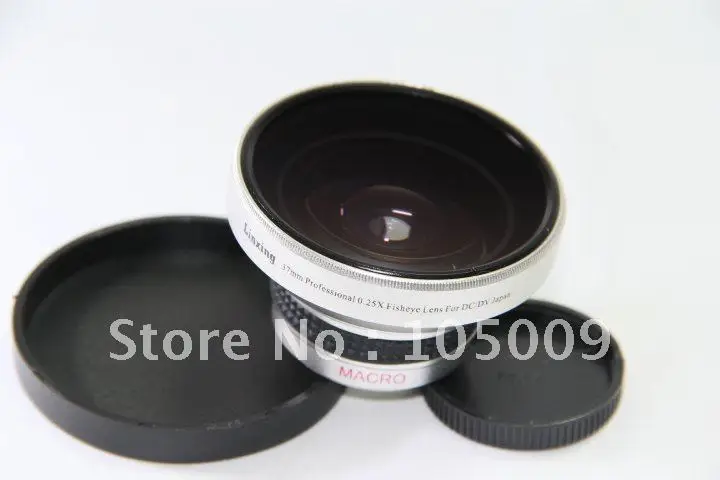 0.25x 37mm Wide FISH EYE Fisheye LENS with Macro lens for canon nikon pentax fuji olympus sony camera