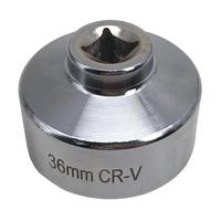 Oil Filter Wrench 36mm 3/8' Drive Oil Filter Wrench Oil Filter Socket Auto Tool for BMW for ​ for for Volvo