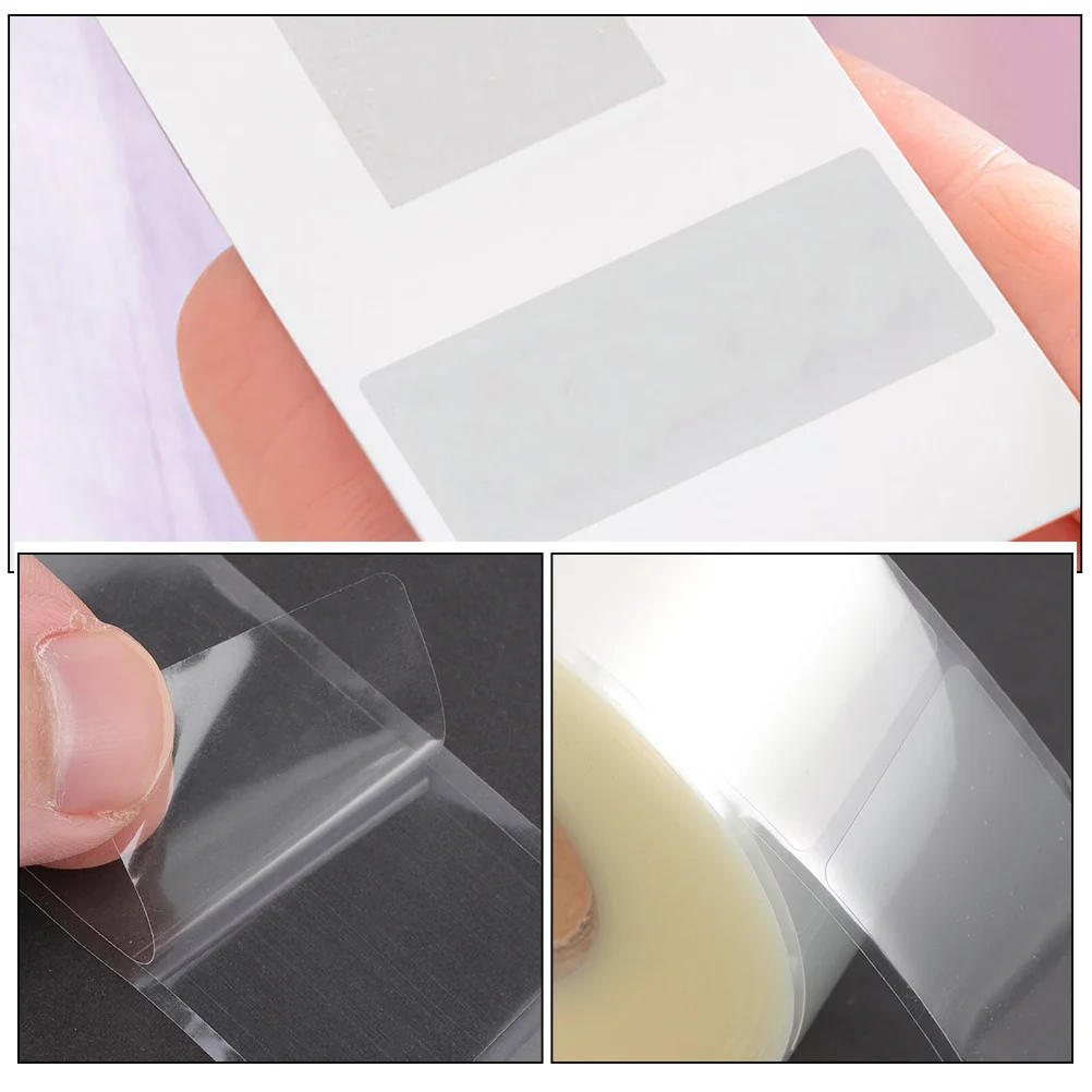

1pcs 1 Roll Clear Label Protectors Waterproof Self-Adhesive Pvc Sticker Covers For Barcode Protection Scratch-Resistant Library