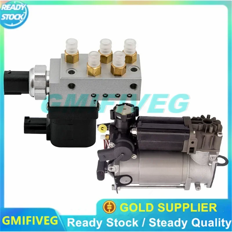 

Насос компрессора пневматической подвески в сборе с блочным клапаном для Mercedes-Benz W220 2203200104 2203200258 A 2203200104 A 2203200043