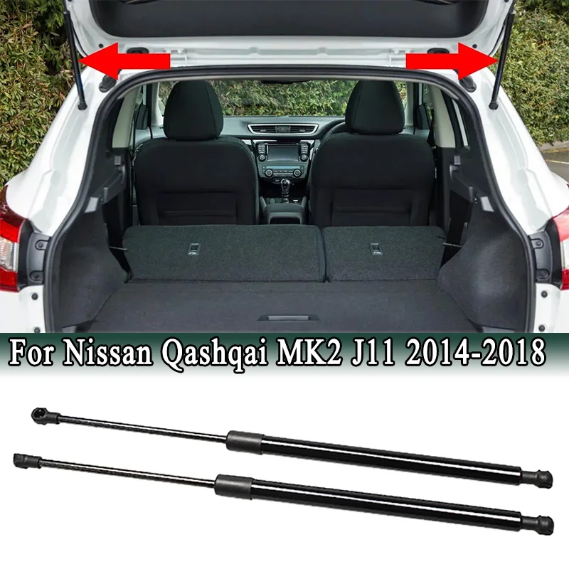 

2Pcs Rear Trunk Boot Lift Support Struts Bar Tailgate Piston Rod For Nissan Qashqai MK2 J11 / Nissan Rogue Sport SUV 2014-2022