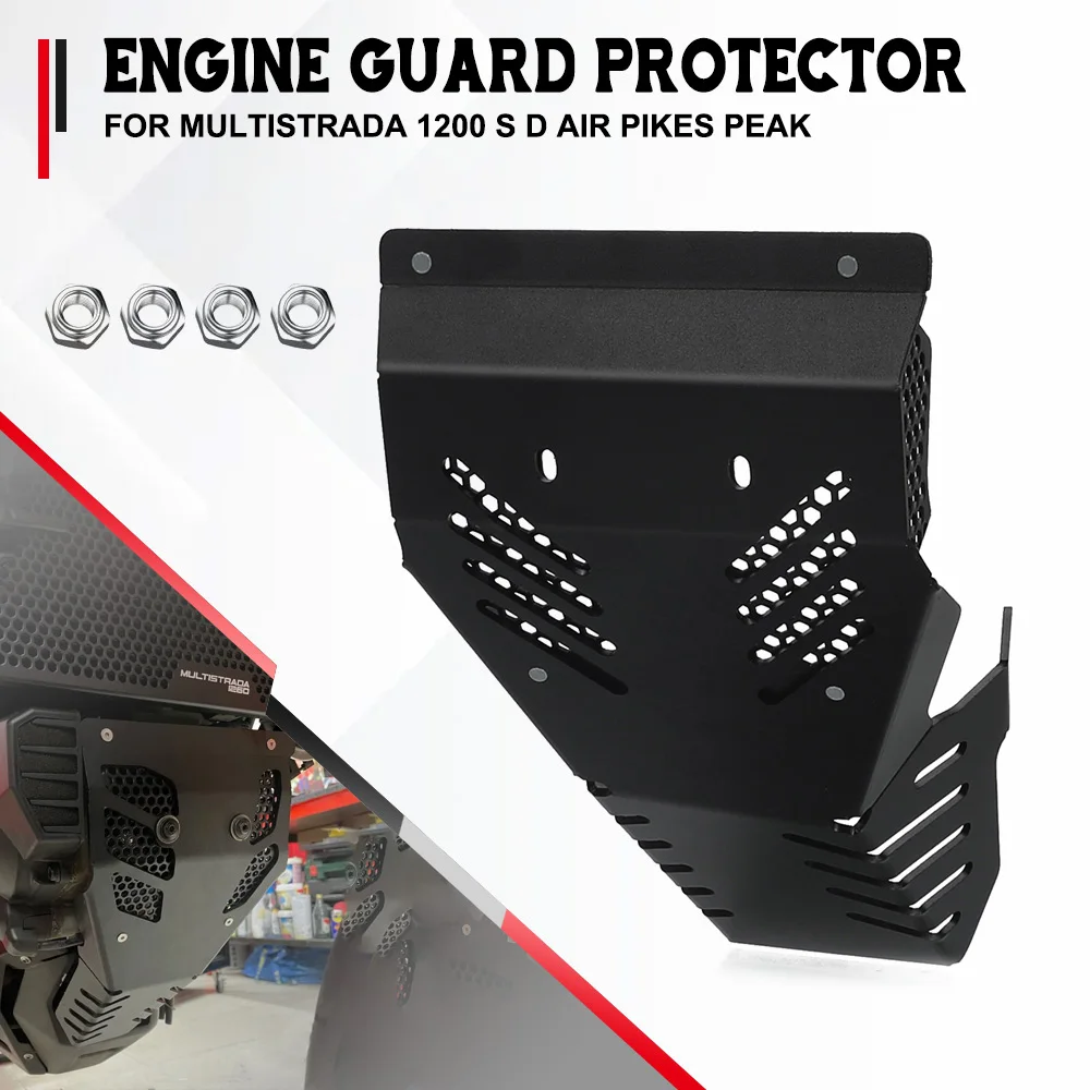 

Multistrada 1200 S D air Motorcycle Engine Guard Engine Housing Cover Protector For Ducati Multistrada 1200 Pikes Peak 2016-2017