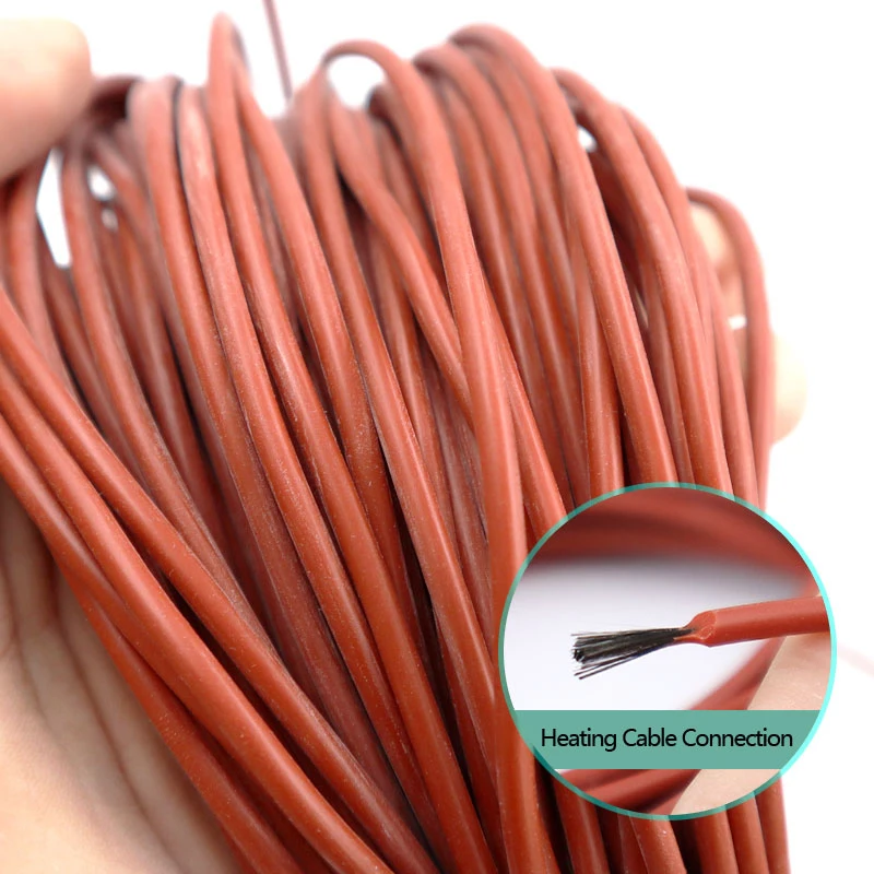 Infrared Heating Cable 10-100m12K Floor heating Cable carbon Fiber heating Wire heating Wire coil New floor Heating hot Wire