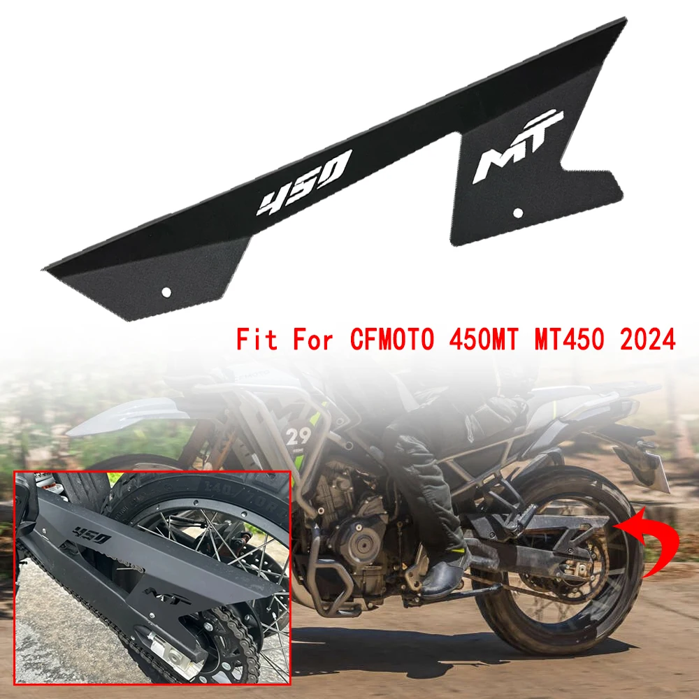 

Fit For CFMOTO CF450MT 450MT MT450 2024 Motorcycle Accessories Chain Gear Protective Chain Wheel Protection Cover Chain Cover