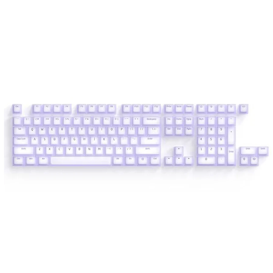 Nogi Cherry Profile Silicone Keycap 104 Pcs Mechanical Keyboard Keycaps Accessories Silent for 21/61/87/104/108 Keys