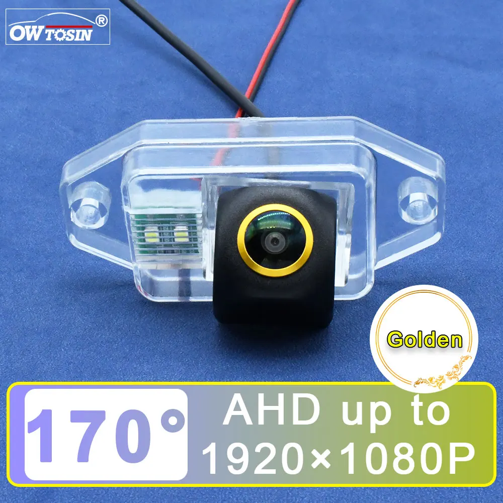 

170° AHD 1080P Golden Lens Night Vision Vehicle Car Rear View Camera For Toyota FJ Cruiser (GSJ15W) 2006-2019 Car Monitor