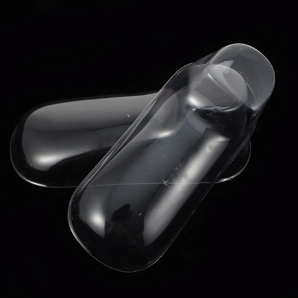 40Pcs Shoe Supports Transparent PVC Display Stands for Shoes Socks Shop Home Use Feet