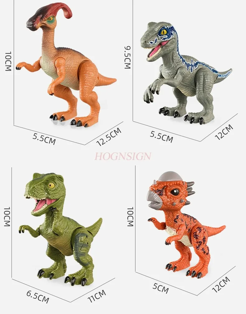 Dinosaure à Éclosion pour Enfant, Jouet de Simulation Électrique, Modèle de VélDynraptor, Vorannosaure Rex, pour Garçon