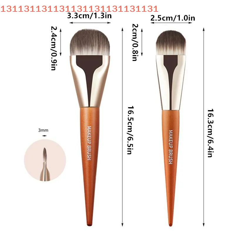 Pinceau correcteur de fond de teint liquide en forme de langue pour femmes, outils de beauté de maquillage pour Base de visage, pinceaux de maquillage professionnels