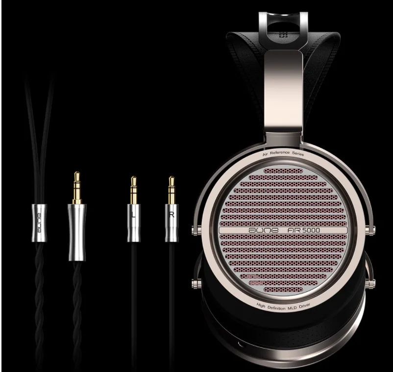 Aune/ar5000イヤホン、オープントップ、動的有線、Hifi発熱