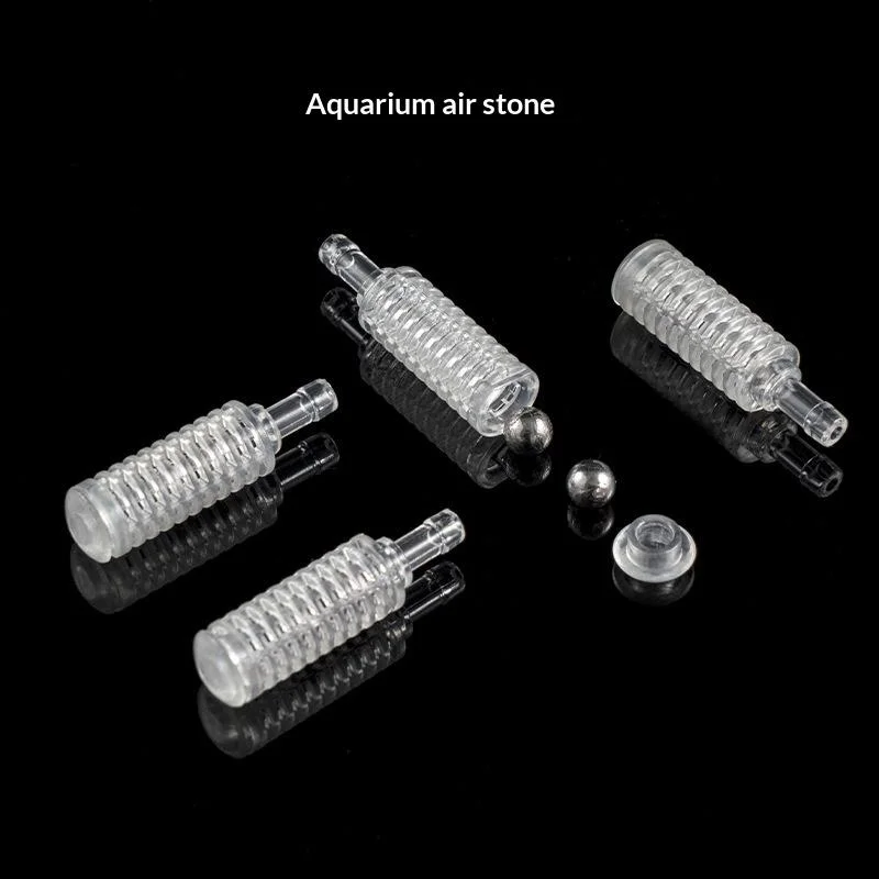 【K】1PCS Aquarium Air Stone Inline Filter Diffuser Transparent Plastic Bubble Diffuser For Fish Tank Air Pump Filtration