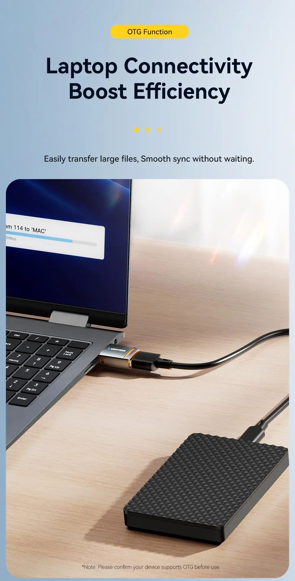 Essager USB 3.0 Adapter OTG USB A Female to Type C Adapter Male Converter For Macbook Pro Air Samsung S20 S10 USB OTG Connector