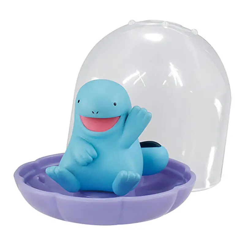 4 pçs/set genuíno bandai pokemon caixa de armazenamento de jóias 08 ovo torcido pikachu anime figura de ação modelo brinquedos presente para o aniversário