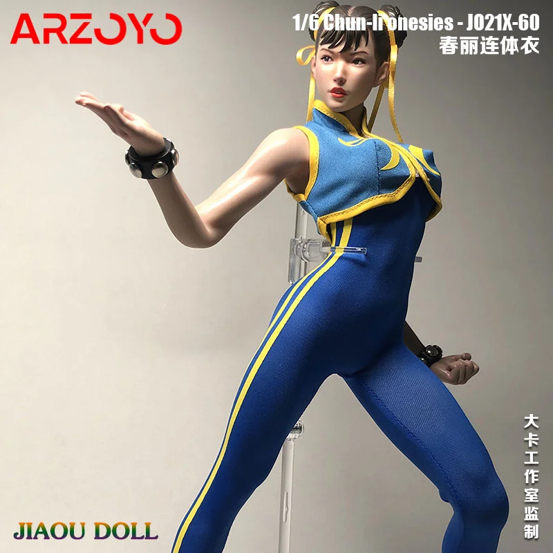 Jo21x-60 1/6 Blu Body Donne Sexy Soldato Tuta Classica Street Fighting Suit Fit 12 "Action Figure Body Miglior Regalo