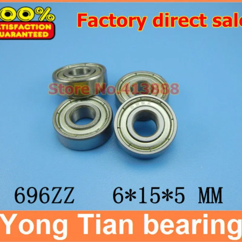 NBZH bearing(1pcs) Thin Wall Deep Groove Ball Bearing 696ZZ 696-2RS S696ZZ S696-2RS  6*15*5 Mm