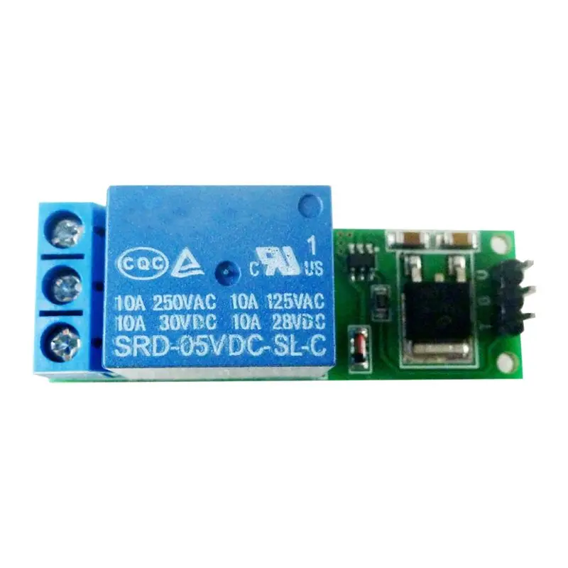 ABYP Mini 6-24V Flip-Flop Latch Relay Module 1 Channel Bistable Self-Locking Relay Low Pulse Trigger Board