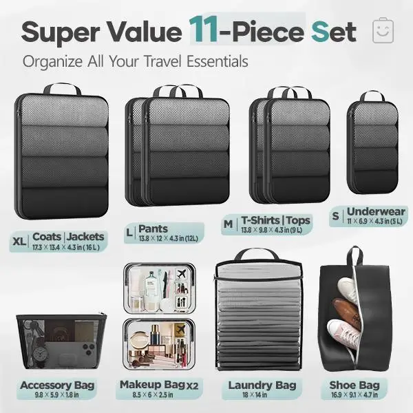 Compression Packing Cube Set 2