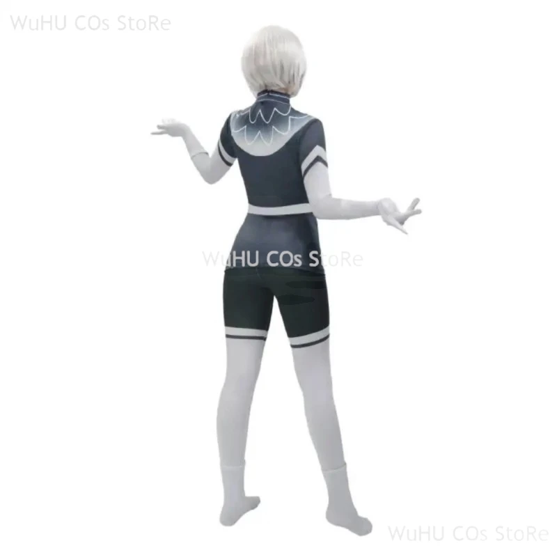 Lute Wig Halo Hasbin Lute Wig Angel Lute Cosplay Costume Hotel Fight Halloween Carnaval Fancy Party Silver Color Cosplay - view 5