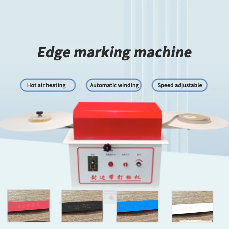 DW-F Edge Banding Strip Marking Machine Semi-Automatic Imprinting Tools Metal Wood Board Leather Brand Logo Multifunction Bander