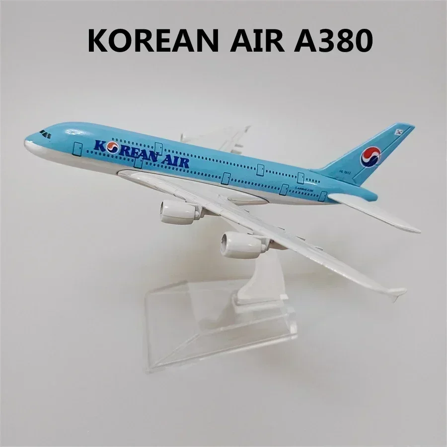 LATAM LUFTHANSA Airplane Model, Canadá KLM, Brasil, França, QAT, EUA, Reino Unido, COREIA, A340, A350, A380, B787, B747, Avião, 16cm