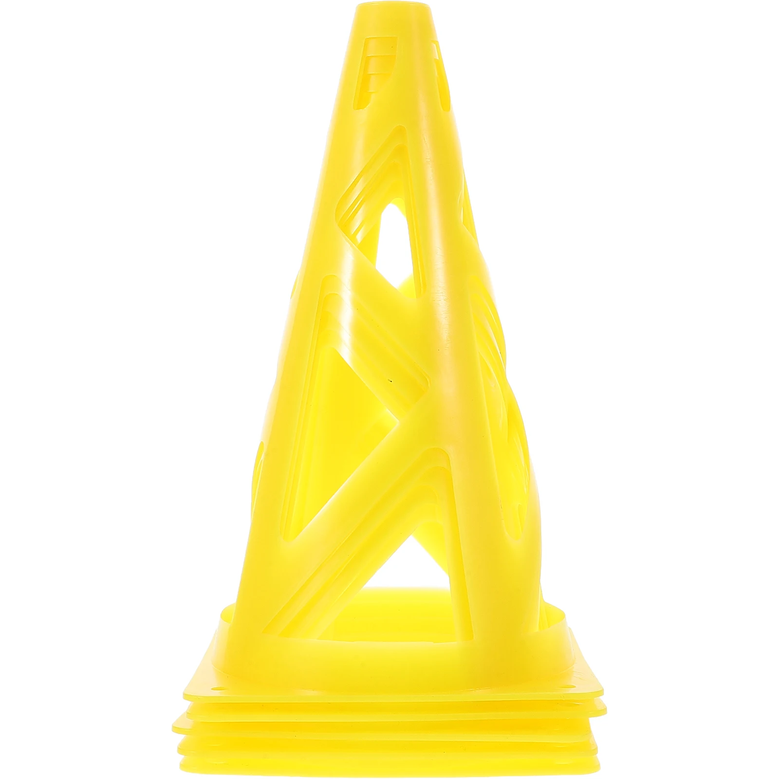 

5pcs 23cm Hollow Logo Cones for Roller Skating Agility Training High Visibility Durable Material Lightweight Football Practice