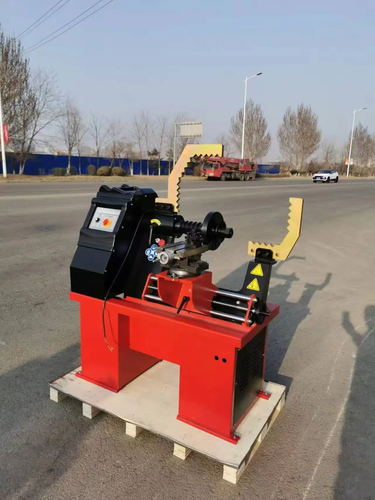 ESW-95 Multi Functional Wheel Repair Machine High Precision Industrial Rim Straightening & Polishing