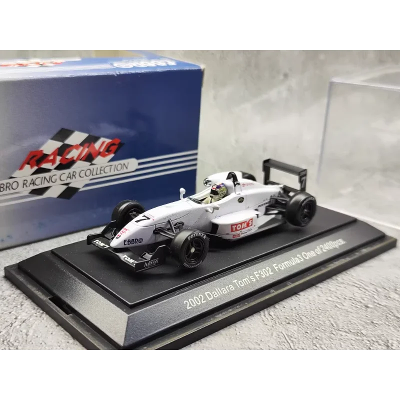 Diecast Ebbro 1/43 Scale 2002 Dallara Tom's F30 Formula Limited Edition Racing Alloy Car Model Collectible Toy Gift Souvenir