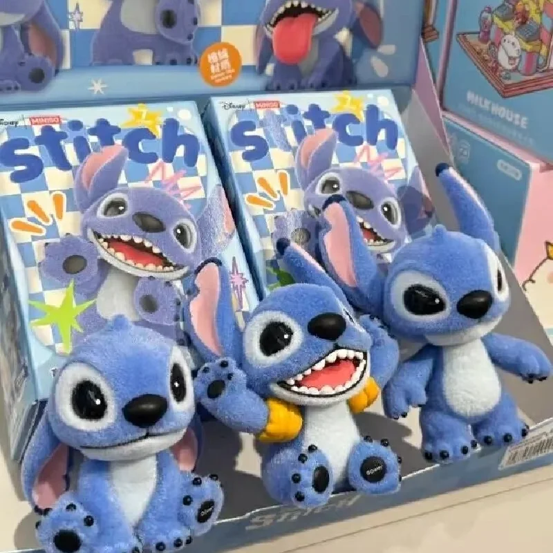MINISO Stitch Lilo Stitch Series Blind Box Model Anime Merchandise Desktop Decoration Home Multi Pose Desktop toys Birthda Gifts